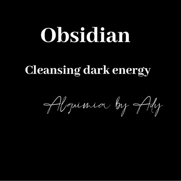 Bag charms Obsidian and gold Amulet keychain/card holder accent/ - Picture 4 of 4